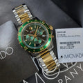  Shop Authentic Movado Series 800 Chronograph Green Dial Two Tone Steel Strap Watch For Men - 2600148 - Luxxuri