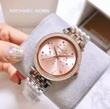  Shop Authentic Michael Kors Darci Rose Gold Dial Two Tone Steel Strap Watch for Women - MK3726 - Luxxuri
