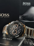 Shop Authentic Hugo Boss Supernova Black Dial Two Tone Steel Strap Watch for Men - 1513358 - Luxxuri