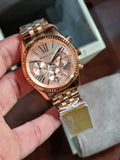  Shop Authentic Michael Kors Lexington Rose Gold Dial Rose Gold Steel Strap Watch for Women - MK5569 - Luxxuri