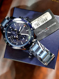  Shop Authentic Tommy Hilfiger Bank Quartz Blue Dial Blue Steel Strap Watch for Men - 1791720 - Luxxuri