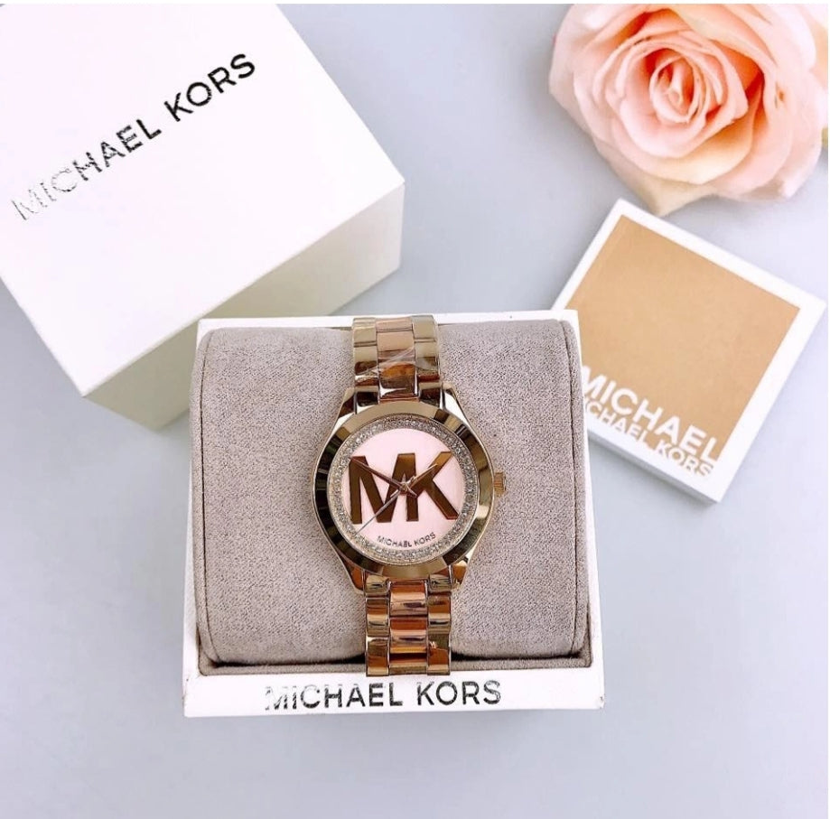  Shop Authentic Michael Kors Parker Gold Dial Two Tone Steel Strap Watch for Women - MK6314 - Luxxuri