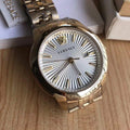  Shop Authentic Versace  V-Urban Quartz White Dial Gold Steel Strap Watch For Men - VELQ00719 - Luxxuri