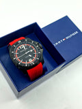  Shop Authentic Tommy Hilfiger Windsurf Black Dial Red Rubber Strap Watch for Men - 1791112 - Luxxuri