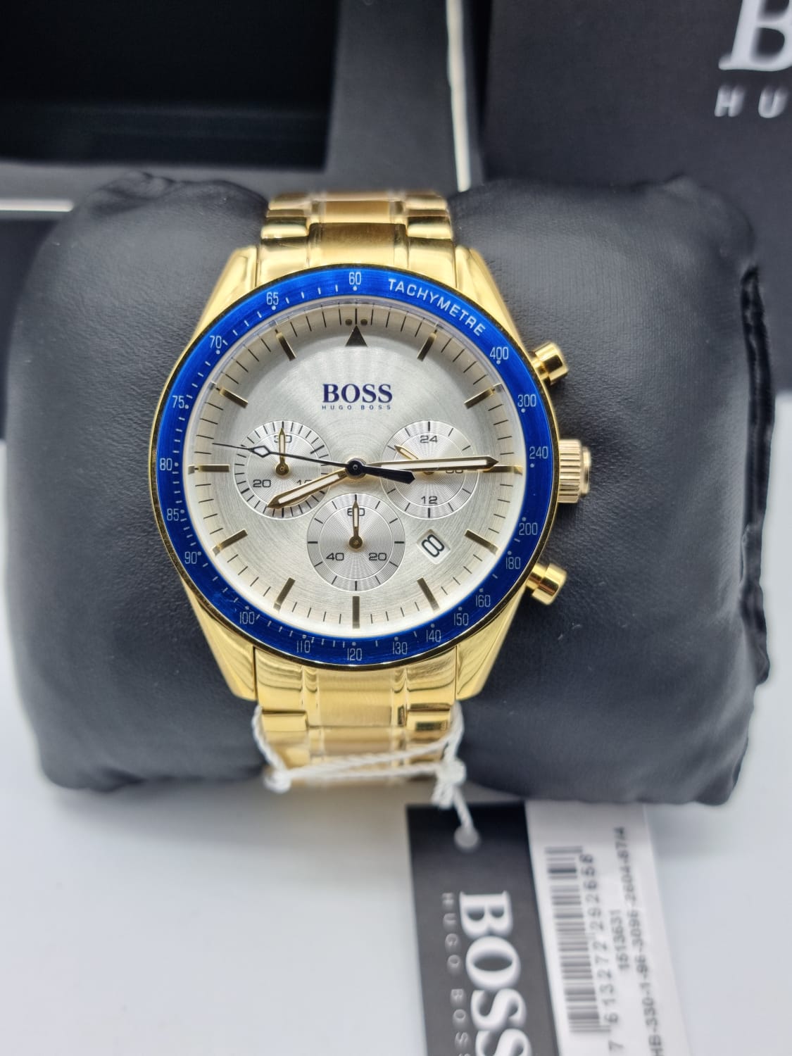  Shop Authentic Hugo Boss Trophy White Dial Gold Steel Strap Watch for Men - 1513631 - Luxxuri
