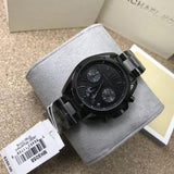  Shop Authentic Michael Kors Bradshaw Chronograph Black Dial Black Steel Strap Watch For Women - MK6058 - Luxxuri