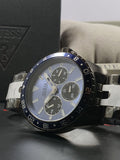  Shop Authentic Guess Odyssey Quartz Blue Dial Gunmetal Steel Strap Watch For Men - W1107G5 - Luxxuri