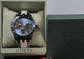  Shop Authentic Guess Odyssey Quartz Blue Dial Gunmetal Steel Strap Watch For Men - W1107G5 - Luxxuri