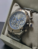  Shop Authentic Guess Continental Grey Dial Grey Steel Strap Watch for Men - GW0260G3 - Luxxuri