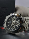  Shop Authentic Guess Continental Black Dial Silver Steel Strap Watch for Men - GW0260G1 - Luxxuri