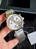  Shop Authentic Hugo Boss Companion Silver Dial Two Tone Mesh Bracelet Watch for Men - 1513654 - Luxxuri