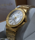  Shop Authentic Versace Greca Silver Dial Gold Steel Strap Watch for Men - VEVI00520 - Luxxuri