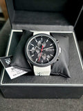  Shop Authentic Hugo Boss Velocity Black Dial White Rubber Strap Watch for Men - 1513718 - Luxxuri