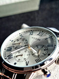  Shop Authentic Guess Hendrix Silver Dial Silver Steel Strap Watch for Men - GW0066G1 - Luxxuri