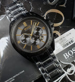  Shop Authentic Hugo Boss Driver Black Dial Black Steel Strap Watch for Men - 1513277 - Luxxuri
