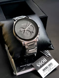  Shop Authentic Hugo Boss Classic Grey Dial Grey Steel Strap Watch for Men - 1513364 - Luxxuri
