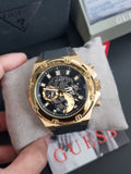  Shop Authentic Guess Third Gear Multifunction Black Dial Black Rubber Strap Watch for Men - GW0334G2 - Luxxuri
