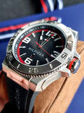  Shop Authentic Tommy Hilfiger Drew Black Dial Black Rubber Strap Watch for Men - 1791064 - Luxxuri