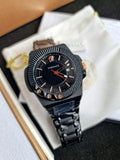 Shop Authentic Versace Chain Reaction Quartz Black Dial Black Steel Strap Watch for Men - VEDY00719 - Luxxuri
