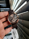  Shop Authentic Emporio Armani Sportivo Chronograph Brown Dial Brown Silicone Strap Watch For Men - AR5891 - Luxxuri