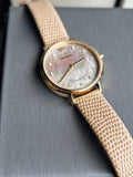  Shop Authentic Emporio Armani Kappa Quartz Mother of Pearl Taupe Dial Brown Leather Strap Watch For Men - AR11151 - Luxxuri