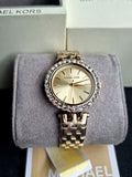  Shop Authentic Michael Kors Darci Analog Gold Dial Gold Steel Strap Watch For Women - MK4513 - Luxxuri
