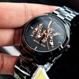  Shop Authentic Michael Kors Runway Quartz Black Dial Black Steel Strap Watch For Women - MK6683 - Luxxuri
