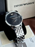  Shop Authentic Emporio Armani Classic Quartz Black Dial Silver Steel Strap Watch For Men - AR11161 - Luxxuri