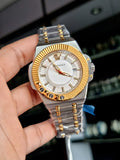  Shop Authentic Versace Chain Reaction Quartz White Dial Two Tone Steel Strap Watch for Men - VEDY00519 - Luxxuri