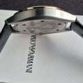  Shop Authentic Emporio Armani Claudio Chronograph Silver Dial Black Leather Strap Watch For Men - AR11498 - Luxxuri