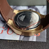  Shop Authentic Guess Headline Chronograph Blue Dial Brown Silicone Strap Watch For Men - GW0571G5 - Luxxuri