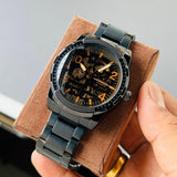  Shop Authentic Fossil Bronson Automatic Skeleton Black Dial Black Steel Strap Watch for Men - ME3217 - Luxxuri