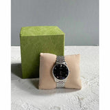  Shop Authentic Gucci G Timeless Automatic Black Dial Silver Steel Strap Watch For Men - YA126353 - Luxxuri