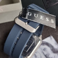  Shop Authentic Guess Leo Chronograph Navy Blue Dial Blue Silicone Strap Watch For Men - GW0637G1 - Luxxuri