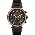  Shop Authentic Michael Kors Parker Diamonds Black Dial Black Steel Strap Watch for Women - MK5885 - Luxxuri