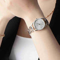  Shop Authentic Calvin Klein Dainty Silver Dial Silver Steel Strap Watch for Women - K7L23146 - Luxxuri