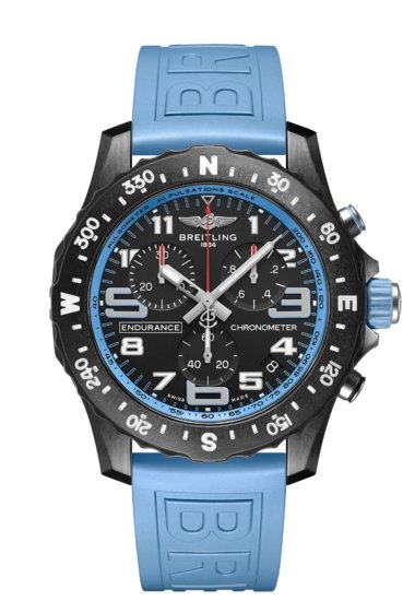  Shop Authentic Breitling Endurance Pro Black Dial Light Blue Rubber Strap Watch for Men - X82310281B1S1 - Luxxuri