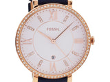 Shop Authentic Fossil Jacqueline White Dial Blue Leather Strap Watch for Women - ES4291 - Luxxuri