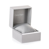  Shop Authentic Calvin Klein Snake Silver Dial Yellow Gold Steel Strap Watch For Women - K6E23546 - Luxxuri
