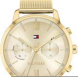  Shop Authentic Tommy Hilfiger Blake Quartz Gold Dial Gold Mesh Bracelet Watch for Women - 1782302 - Luxxuri