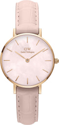 Shop Authentic Daniel Wellington Petite Rouge Pink Dial Pink Leather Strap Watch For Women - DW00100511 - Luxxuri