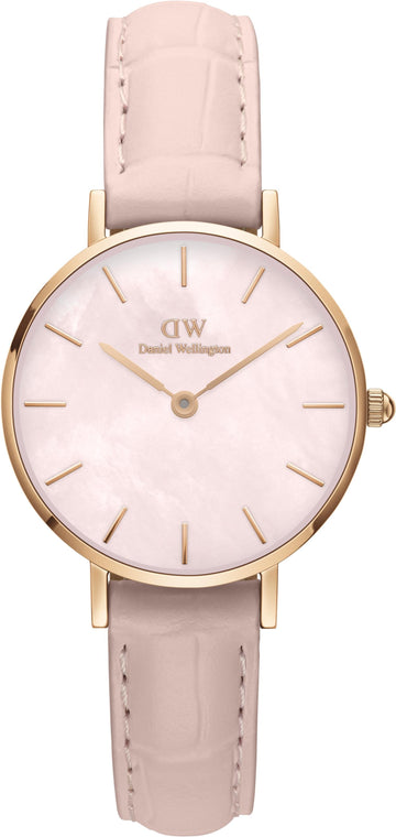  Shop Authentic Daniel Wellington Petite Rouge Pink Dial Pink Leather Strap Watch For Women - DW00100511 - Luxxuri