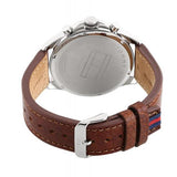  Shop Authentic Tommy Hilfiger Dean Quartz Multifunction White Dial Brown Leather Strap Watch for Men - 1791274 - Luxxuri