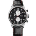  Shop Authentic Hugo Boss Aeroliner Black Dial Black Leather Strap Watch for Men - 1512631 - Luxxuri