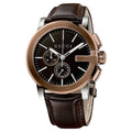  Shop Authentic Gucci G Chrono Black Dial Brown Leather Strap Watch For Men - YA101202 - Luxxuri