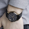  Shop Authentic Gucci G Chrono Black Dial Black Leather Strap Watch For Men - YA101203 - Luxxuri