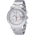 Shop Authentic Gucci G Chrono Chronograph White Dial Silver Steel Strap Watch For Men - YA101339 - Luxxuri