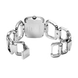  Shop Authentic Gucci G Brown Square Brown Dial Silver Steel Strap Watch For Women - YA125402 - Luxxuri