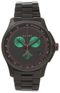  Shop Authentic Gucci G Timeless Quartz Black Dial Black Steel Strap Watch for Men - YA126270 - Luxxuri