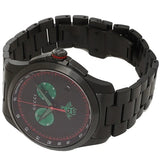  Shop Authentic Gucci G Timeless Quartz Black Dial Black Steel Strap Watch for Men - YA126270 - Luxxuri